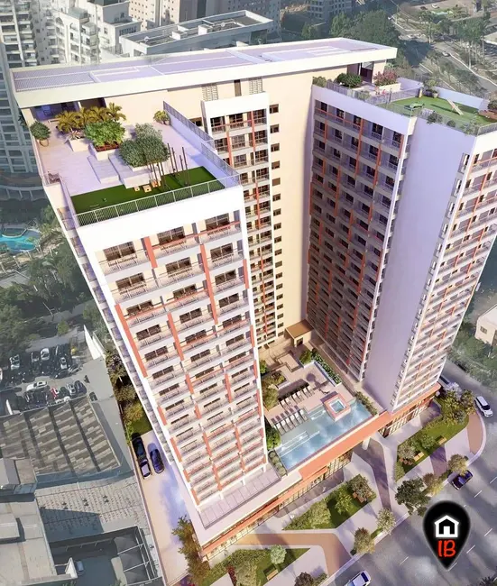 Apartamento com 1 quarto à venda, 30m2 em Brooklin Novo, São Paulo - SP - imagem 2 Foto 2 de Apartamento com 1 quarto à venda, 30m2 em Brooklin Novo, São Paulo - SP