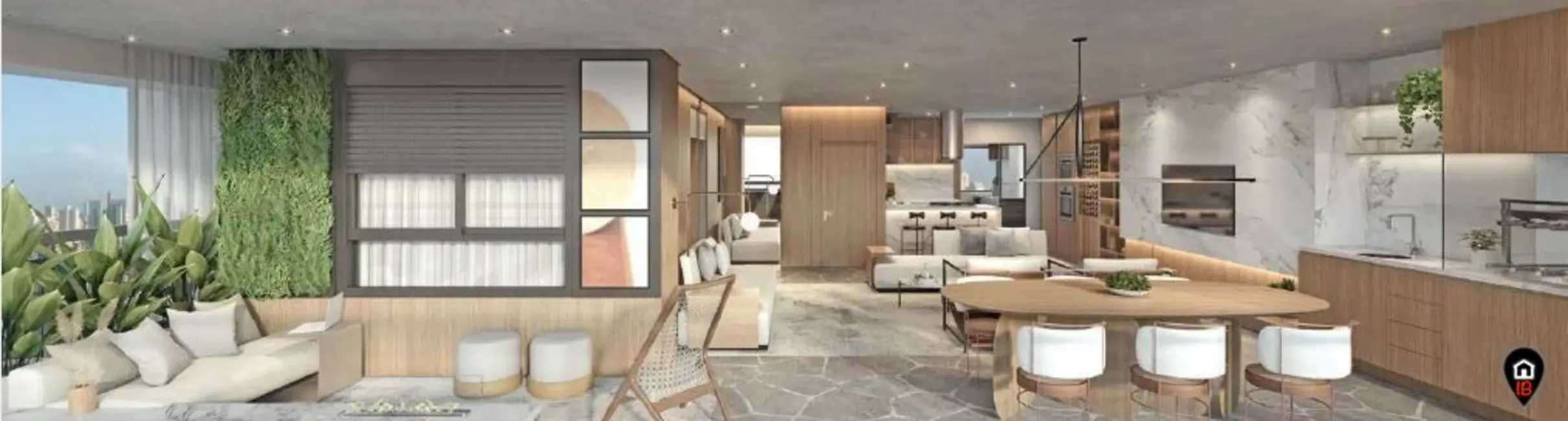Apartamento com 3 quartos à venda, 154m2 em Campo Belo, São Paulo - SP - imagem 5 Foto 5 de Apartamento com 3 quartos à venda, 154m2 em Campo Belo, São Paulo - SP