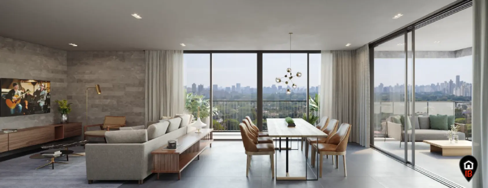 Apartamento com 3 quartos à venda, 128m2 em Vila Madalena, São Paulo - SP - imagem 6 Foto 6 de Apartamento com 3 quartos à venda, 128m2 em Vila Madalena, São Paulo - SP