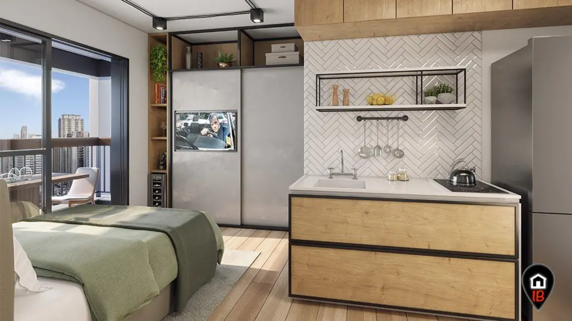 Apartamento com 2 quartos à venda, 41m2 em Brooklin Paulista, São Paulo - SP - imagem 4 Foto 4 de Apartamento com 2 quartos à venda, 41m2 em Brooklin Paulista, São Paulo - SP