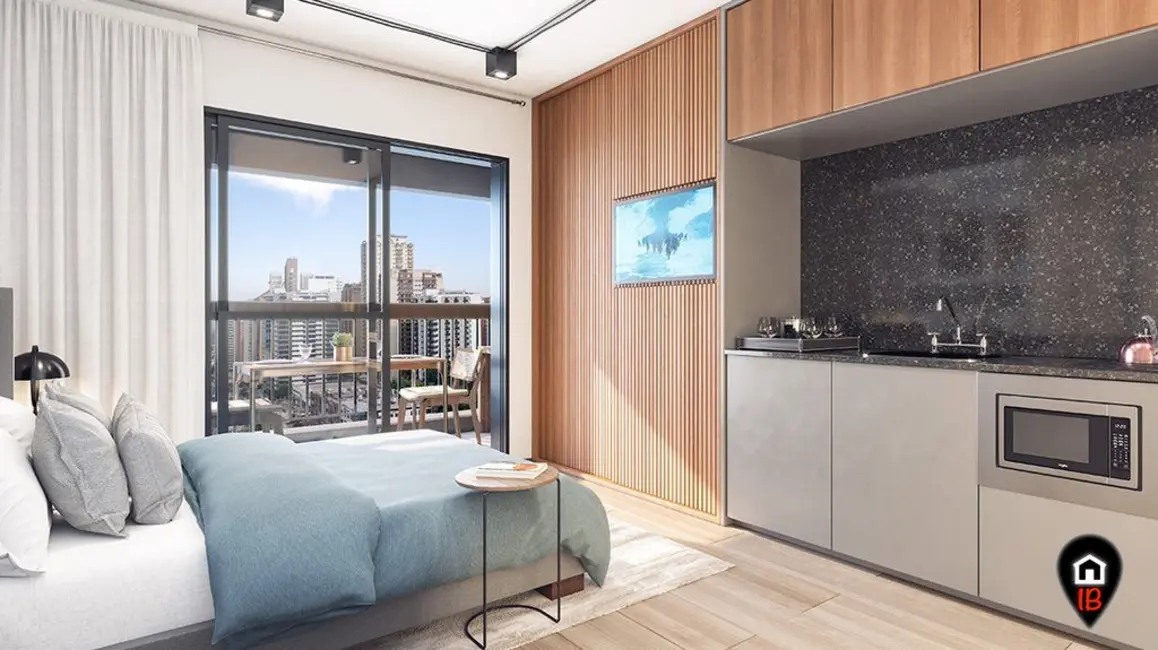 Apartamento com 1 quarto à venda, 53m2 em Brooklin Paulista, São Paulo - SP - imagem 3 Foto 3 de Apartamento com 1 quarto à venda, 53m2 em Brooklin Paulista, São Paulo - SP