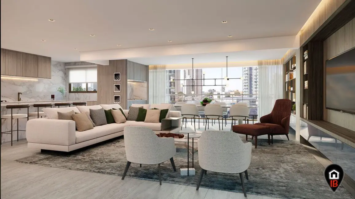 Apartamento com 3 quartos à venda, 166m2 em Perdizes, São Paulo - SP - imagem 4 Foto 4 de Apartamento com 3 quartos à venda, 166m2 em Perdizes, São Paulo - SP