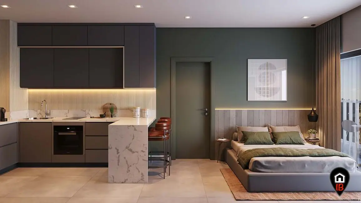 Apartamento com 1 quarto à venda, 43m2 em Itaim Bibi, São Paulo - SP - imagem 3 Foto 3 de Apartamento com 1 quarto à venda, 43m2 em Itaim Bibi, São Paulo - SP