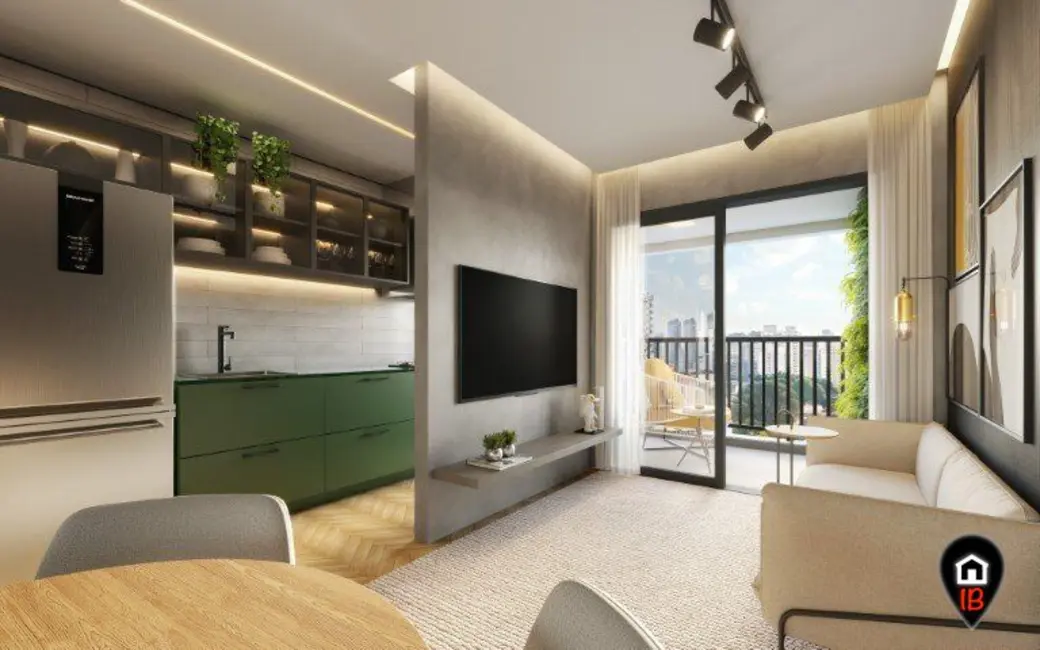 Apartamento com 2 quartos à venda, 47m2 em Pinheiros, São Paulo - SP - imagem 6 Foto 6 de Apartamento com 2 quartos à venda, 47m2 em Pinheiros, São Paulo - SP