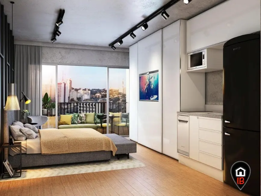 Apartamento com 1 quarto à venda, 48m2 em Vila Madalena, São Paulo - SP - imagem 4 Foto 4 de Apartamento com 1 quarto à venda, 48m2 em Vila Madalena, São Paulo - SP