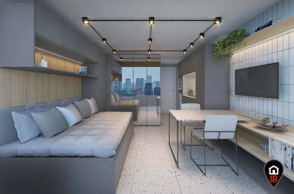 Apartamento com 1 quarto à venda, 36m2 em Brooklin Novo, São Paulo - SP - imagem 5 Foto 5 de Apartamento com 1 quarto à venda, 36m2 em Brooklin Novo, São Paulo - SP