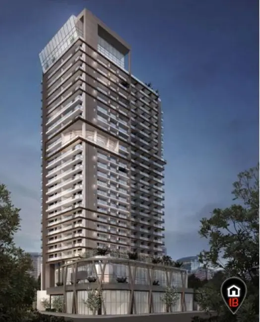 Foto 1 de Apartamento com 1 quarto à venda, 33m2 em Brooklin Novo, São Paulo - SP