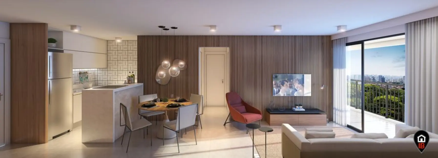 Foto 3 de Apartamento com 3 quartos à venda, 95m2 em Brooklin Paulista, São Paulo - SP