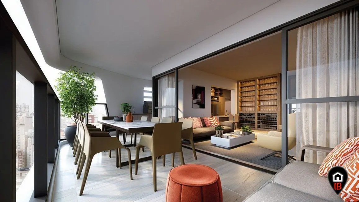 Apartamento com 3 quartos à venda, 162m2 em Chácara Santo Antônio (Zona Sul), São Paulo - SP - imagem 8 Foto 8 de Apartamento com 3 quartos à venda, 162m2 em Chácara Santo Antônio (Zona Sul), São Paulo - SP