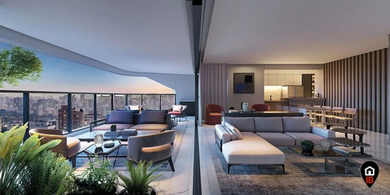 Apartamento com 3 quartos à venda, 162m2 em Chácara Santo Antônio (Zona Sul), São Paulo - SP - imagem 9 Foto 9 de Apartamento com 3 quartos à venda, 162m2 em Chácara Santo Antônio (Zona Sul), São Paulo - SP