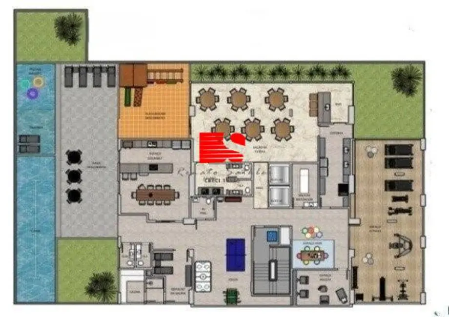 Foto 2 de Apartamento com 3 quartos à venda, 119m2 em São Lucas, Belo Horizonte - MG