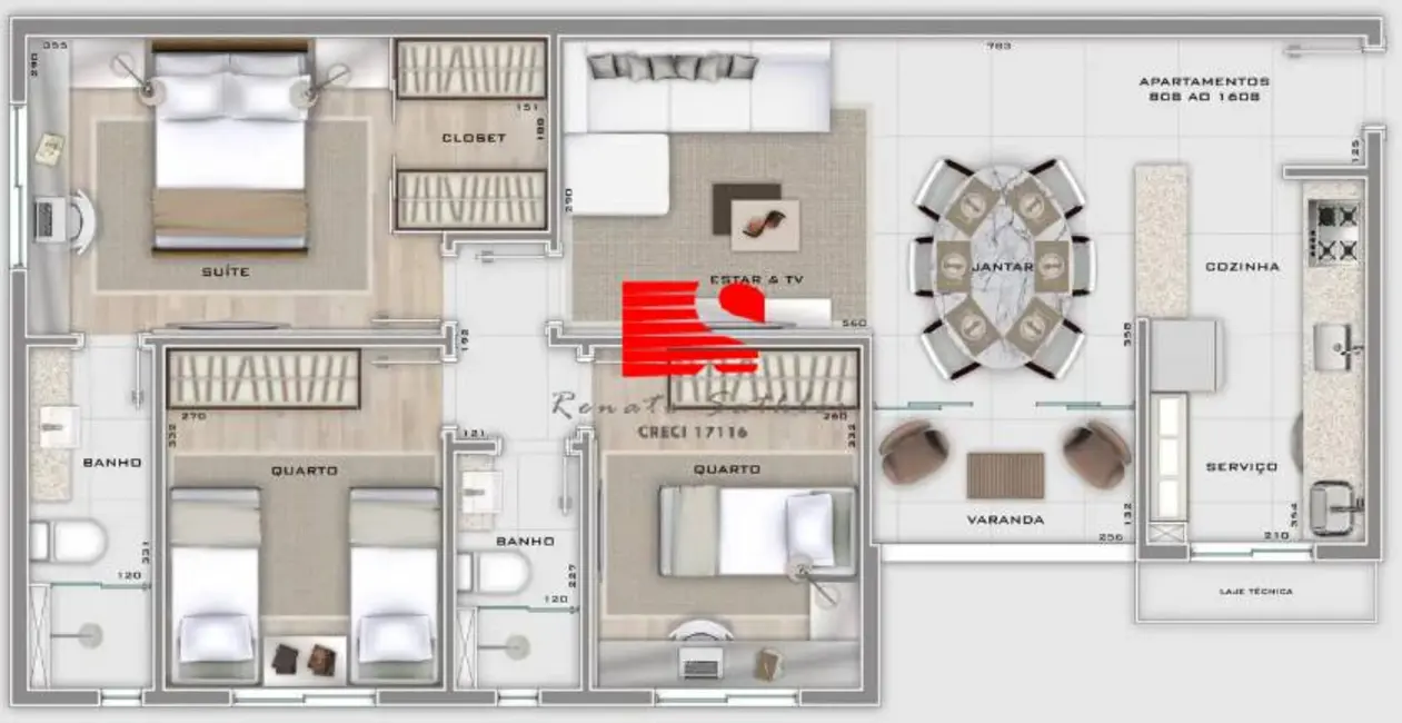 Foto 2 de Apartamento com 2 quartos à venda, 63m2 em Cidade Nova, Belo Horizonte - MG