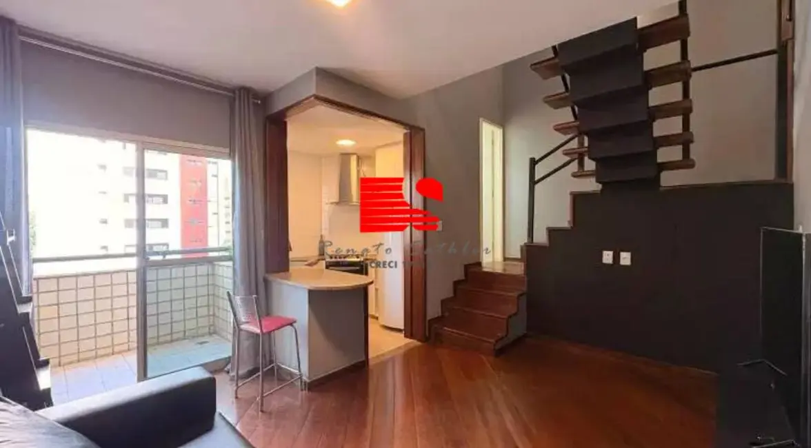 Foto 1 de Apartamento com 1 quarto à venda, 49m2 em Lourdes, Belo Horizonte - MG