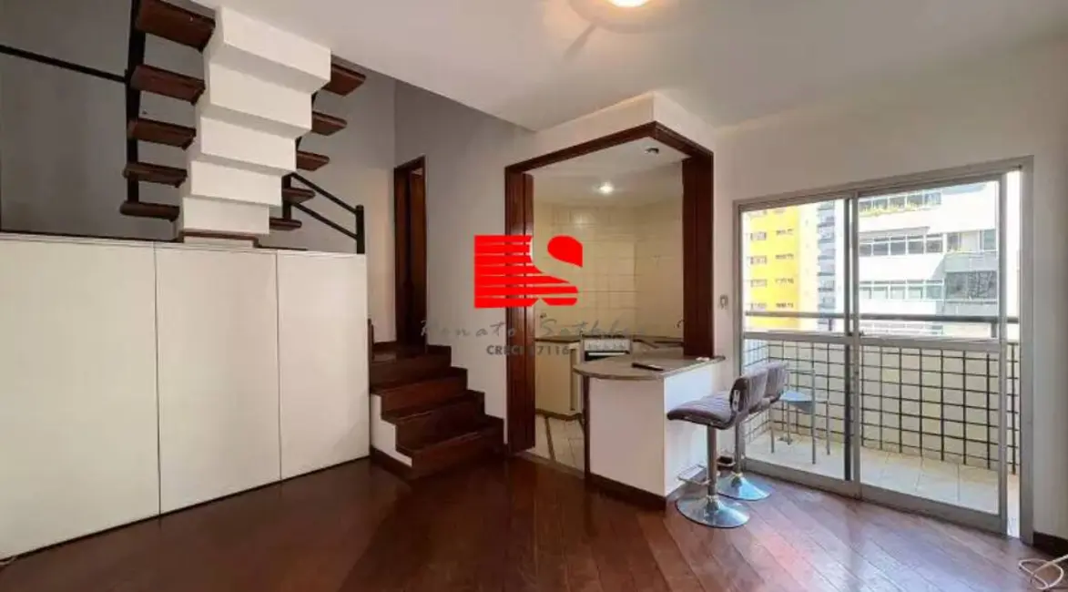 Foto 1 de Apartamento com 1 quarto à venda, 49m2 em Lourdes, Belo Horizonte - MG