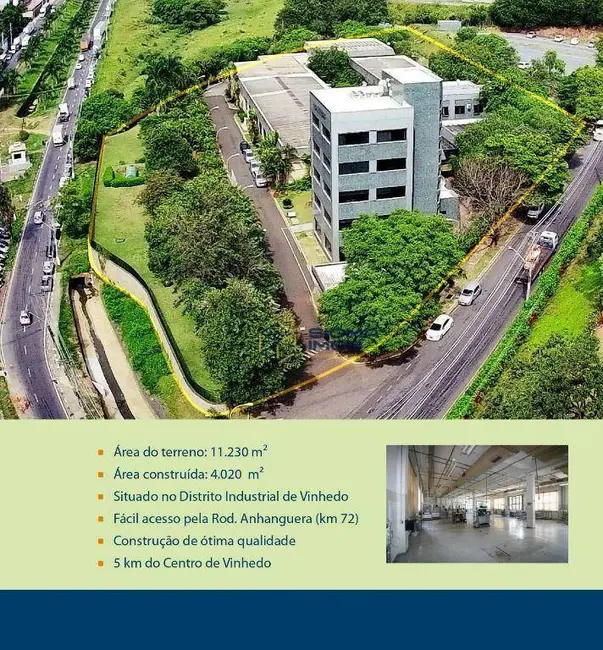 Foto 6 de Armazém / Galpão à venda e para alugar, 11230m2 em Distrito Industrial Benedito Storani, Vinhedo - SP