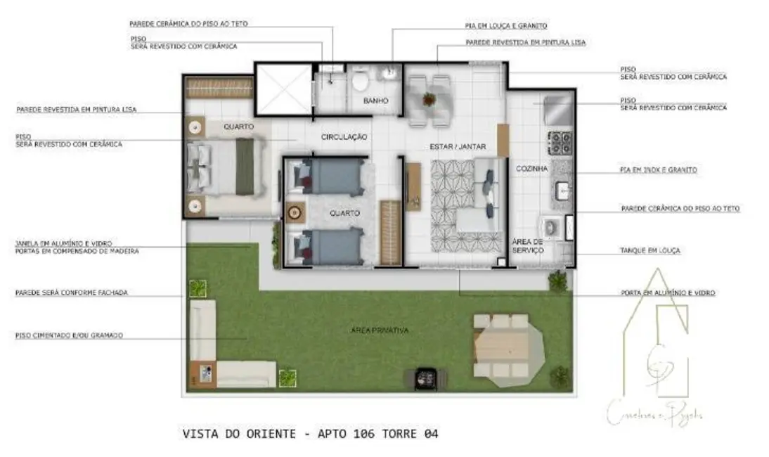 Foto 9 de Apartamento com 2 quartos à venda, 43m2 em Parque 10 de Novembro, Manaus - AM