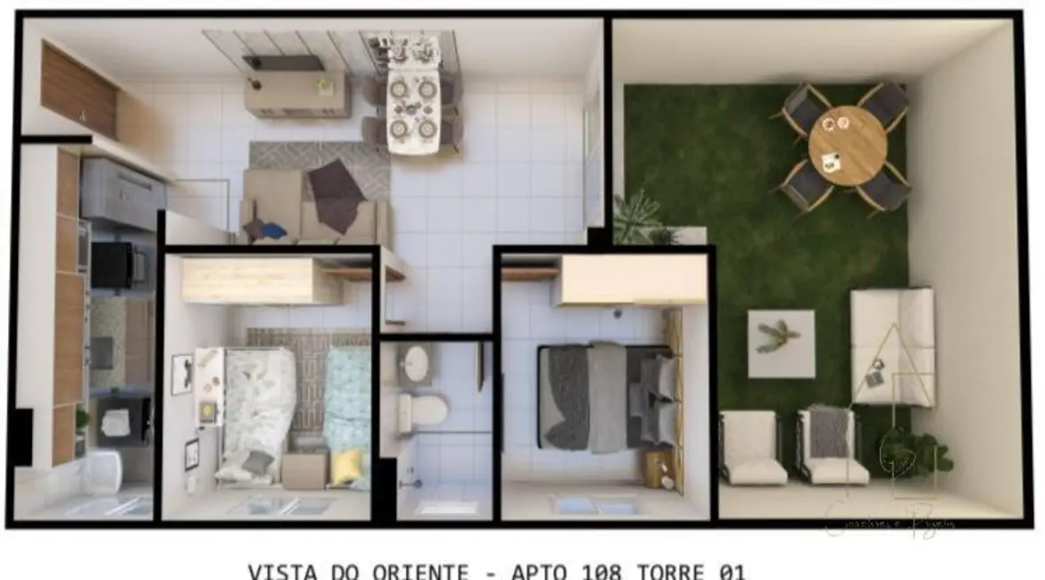 Foto 8 de Apartamento com 2 quartos à venda, 43m2 em Parque 10 de Novembro, Manaus - AM