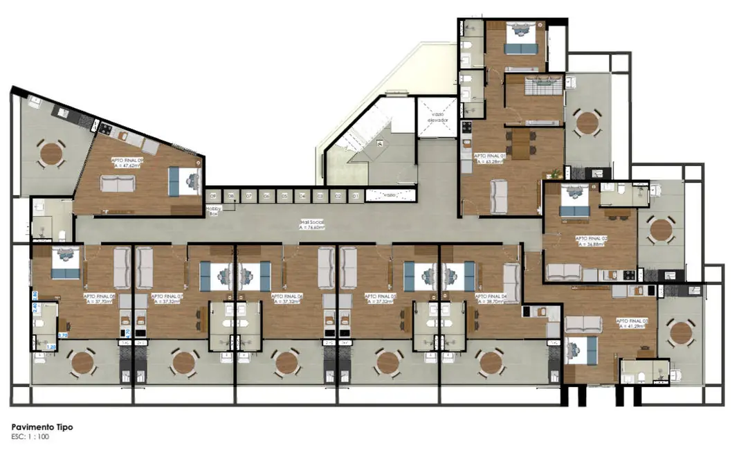 Foto 2 de Apartamento à venda, 38m2 em Ubatuba - SP