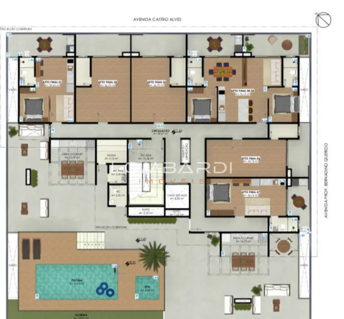 Foto 5 de Apartamento com 1 quarto à venda, 35m2 em Ubatuba - SP