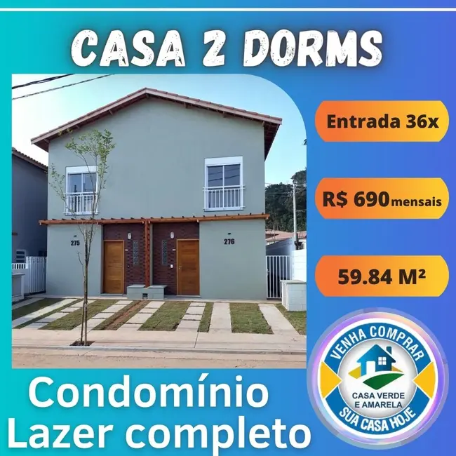 Foto 1 de Casa de Condomínio com 2 quartos à venda, 125m2 em Tijuco Preto, Cotia - SP