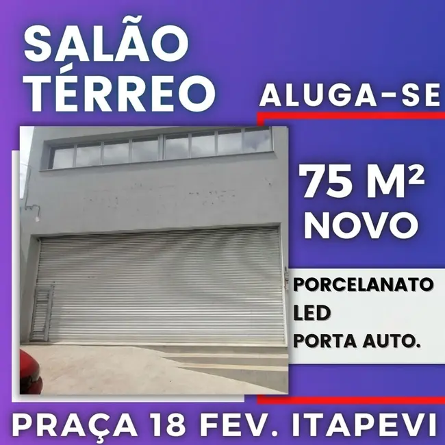 Foto 1 de Sala Comercial para alugar, 75m2 em Centro, Itapevi - SP