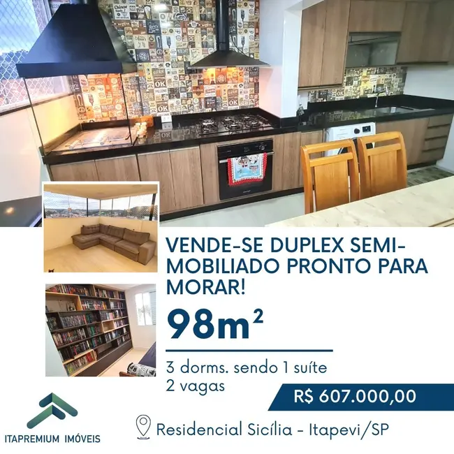 Foto 1 de Apartamento com 3 quartos à venda, 98m2 em Nova Itapevi, Itapevi - SP