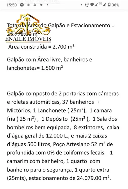 Armazém / Galpão à venda e para alugar, 15000m2 em Autódromo, Nova Iguacu - RJ - imagem 4 Foto 4 de Armazém / Galpão à venda e para alugar, 15000m2 em Autódromo, Nova Iguacu - RJ