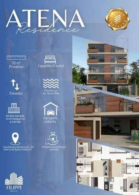 Foto 3 de Apartamento com 2 quartos à venda, 101m2 em Centro, Barra Velha - SC