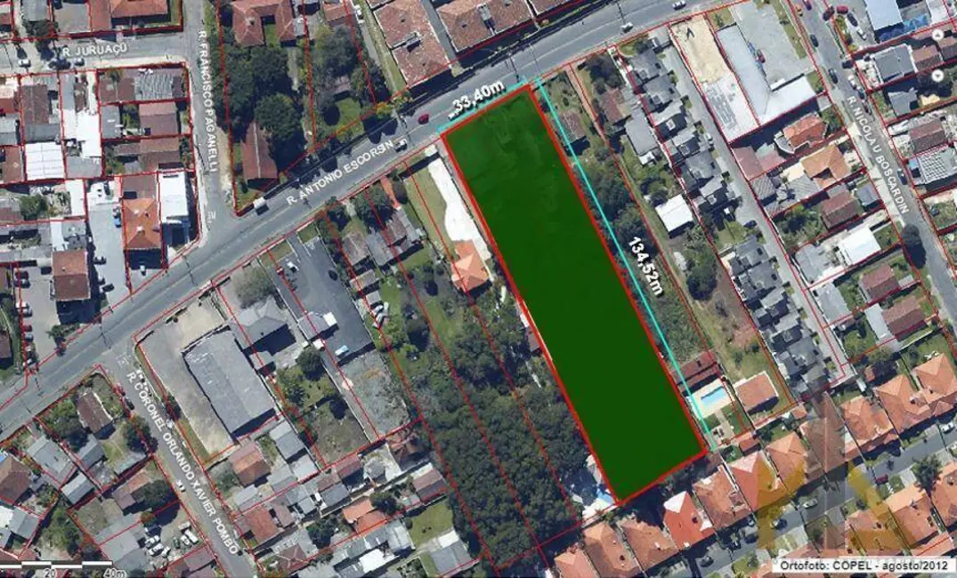 Terreno / Lote à venda, 33m2 em Santa Felicidade, Curitiba - PR - imagem 5 Foto 5 de Terreno / Lote à venda, 33m2 em Santa Felicidade, Curitiba - PR