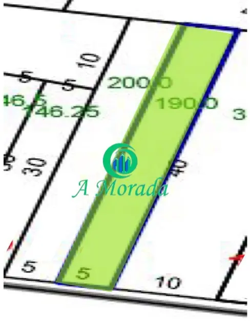 Foto 1 de Terreno / Lote à venda, 200m2 em Vila Alzira, Santo Andre - SP