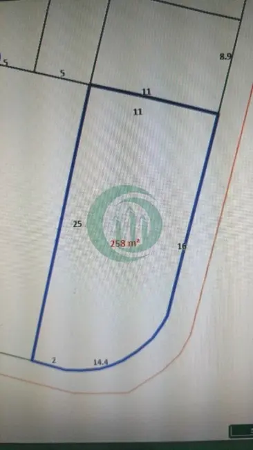 Foto 1 de Terreno / Lote à venda, 258m2 em Jardim Ipanema, Santo Andre - SP