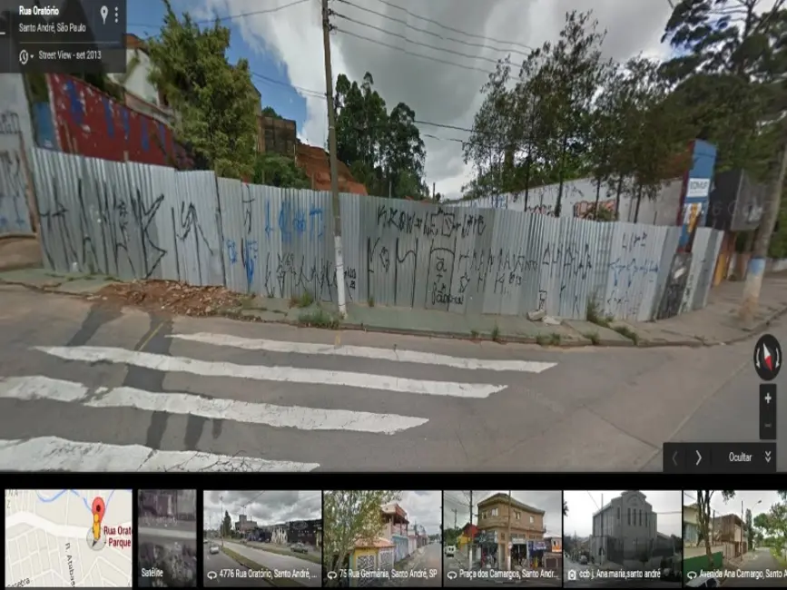 Foto 2 de Terreno / Lote à venda, 1282m2 em Jardim Ana Maria, Santo Andre - SP