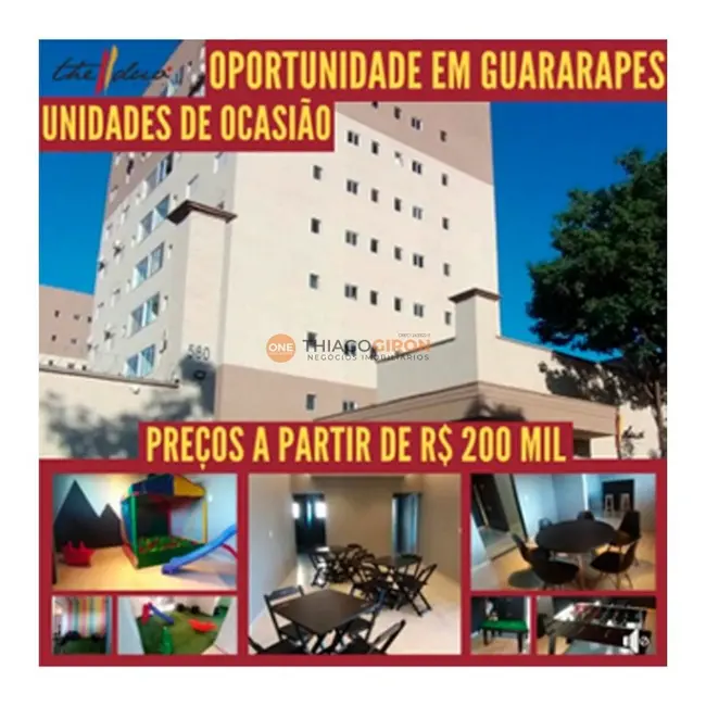 Foto 1 de Apartamento com 2 quartos à venda, 90m2 em Centro, Guararapes - SP