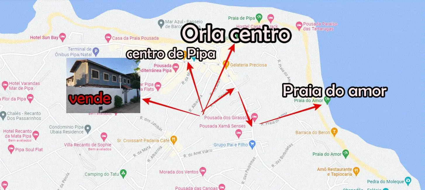 Foto 3 de Casa com 2 quartos à venda, 220m2 em Tibau Do Sul - RN