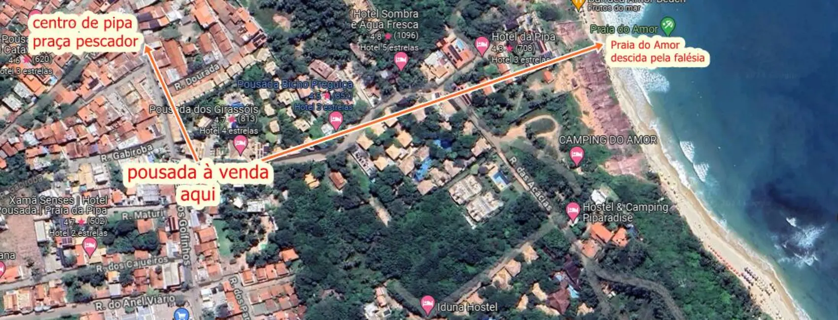 Pousada com 11 quartos à venda, 600m2 em Centro, Tibau Do Sul - RN - imagem 7 Foto 7 de Pousada com 11 quartos à venda, 600m2 em Centro, Tibau Do Sul - RN