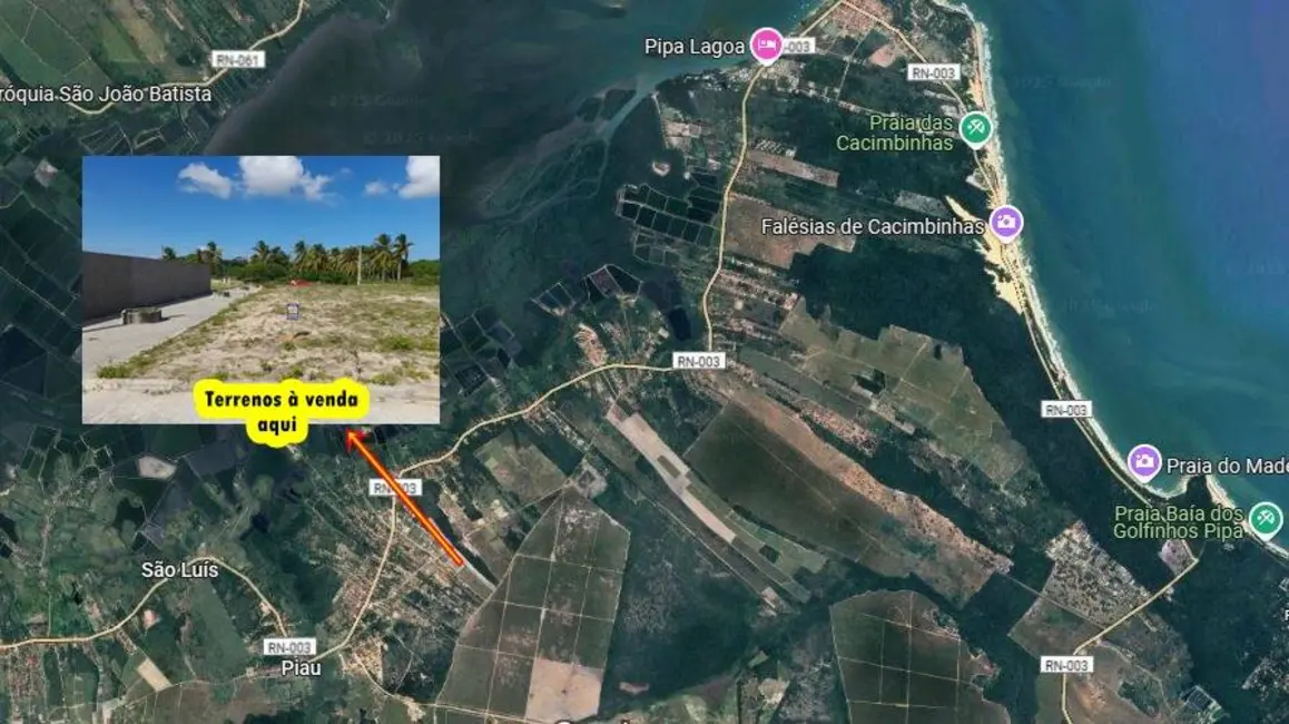 Foto 2 de Terreno / Lote à venda, 600m2 em Tibau Do Sul - RN