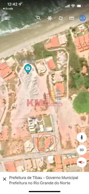 Terreno / Lote à venda, 450m2 em Centro, Tibau - RN - imagem 4 Foto 4 de Terreno / Lote à venda, 450m2 em Centro, Tibau - RN