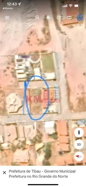 Terreno / Lote à venda, 450m2 em Centro, Tibau - RN - imagem 3 Foto 3 de Terreno / Lote à venda, 450m2 em Centro, Tibau - RN