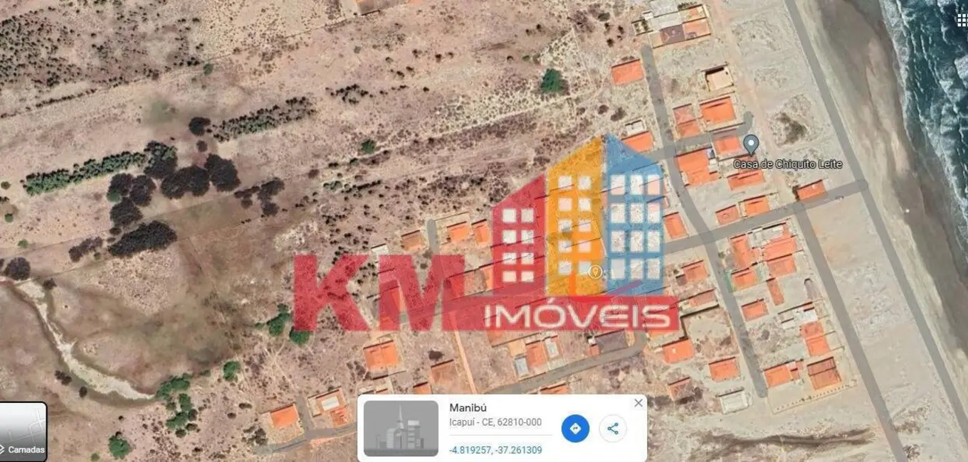 Foto 1 de Terreno / Lote à venda, 413m2 em Icapui - CE