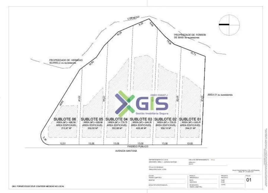 Foto 3 de Terreno / Lote à venda, 729m2 em Nova Gardênia, Atibaia - SP
