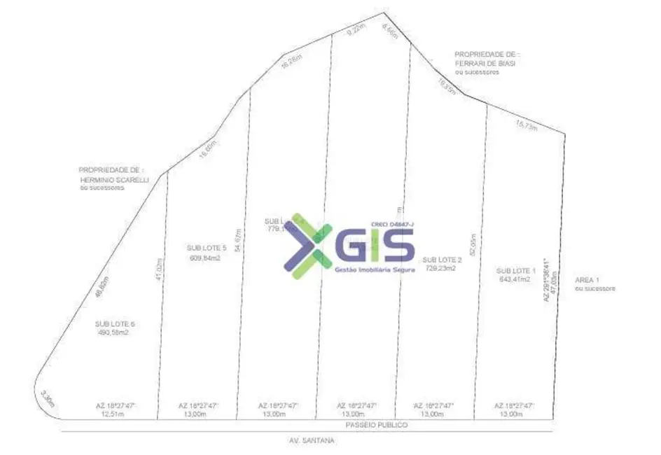 Foto 2 de Terreno / Lote à venda, 729m2 em Nova Gardênia, Atibaia - SP