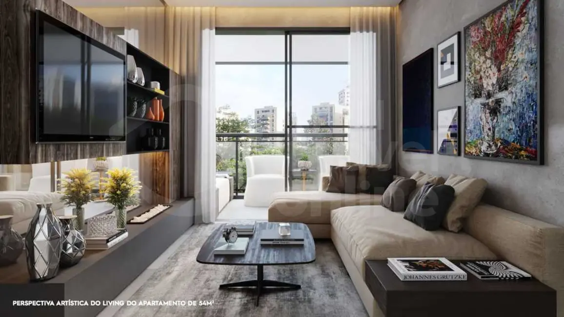 Foto 4 de Apartamento com 2 quartos à venda, 54m2 em Moema, São Paulo - SP