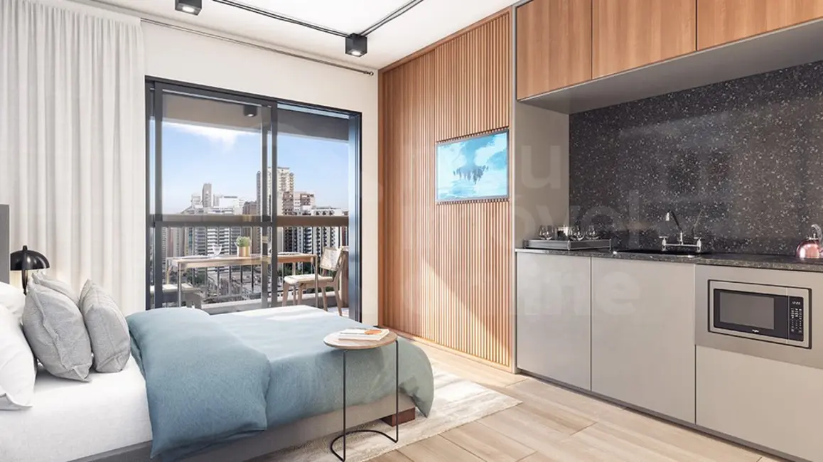 Apartamento com 2 quartos à venda, 40m2 em Brooklin Paulista, São Paulo - SP - imagem 3 Foto 3 de Apartamento com 2 quartos à venda, 40m2 em Brooklin Paulista, São Paulo - SP