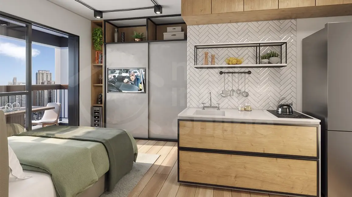 Apartamento com 2 quartos à venda, 40m2 em Brooklin Paulista, São Paulo - SP - imagem 4 Foto 4 de Apartamento com 2 quartos à venda, 40m2 em Brooklin Paulista, São Paulo - SP