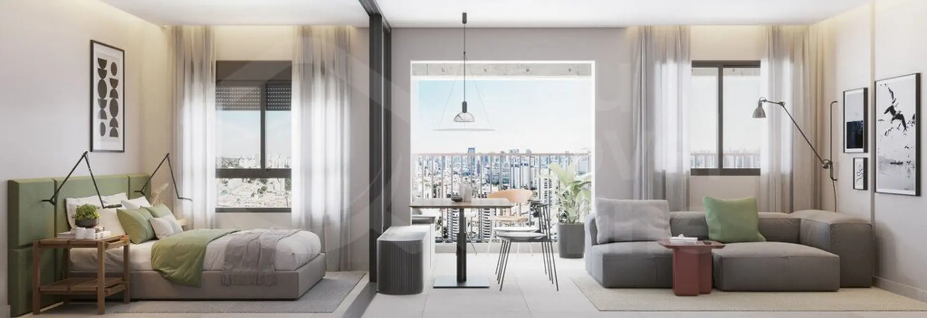 Foto 4 de Apartamento com 2 quartos à venda, 56m2 em Brooklin Paulista, São Paulo - SP