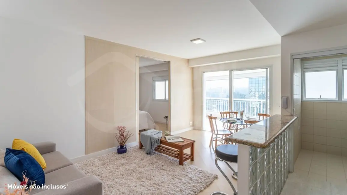 Foto 1 de Apartamento com 1 quarto à venda, 54m2 em Cidade Monções, São Paulo - SP