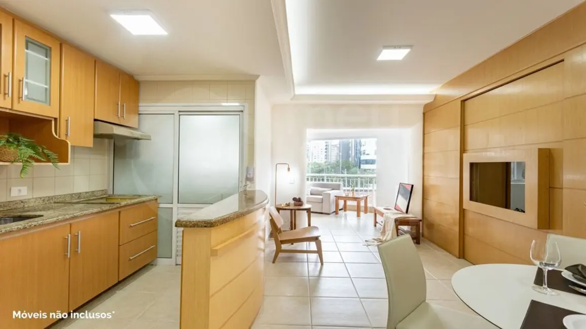 Apartamento com 1 quarto à venda, 50m2 em Cidade Monções, São Paulo - SP - imagem 1 Foto 1 de Apartamento com 1 quarto à venda, 50m2 em Cidade Monções, São Paulo - SP
