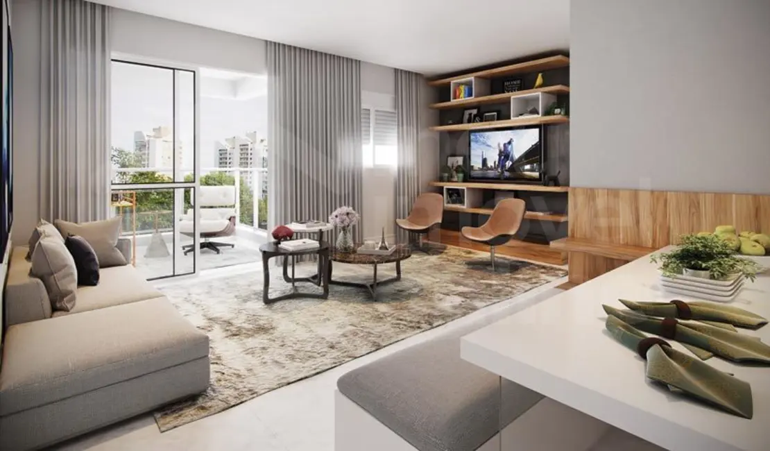 Apartamento com 2 quartos à venda, 61m2 em Chácara Santo Antônio (Zona Sul), São Paulo - SP - imagem 4 Foto 4 de Apartamento com 2 quartos à venda, 61m2 em Chácara Santo Antônio (Zona Sul), São Paulo - SP