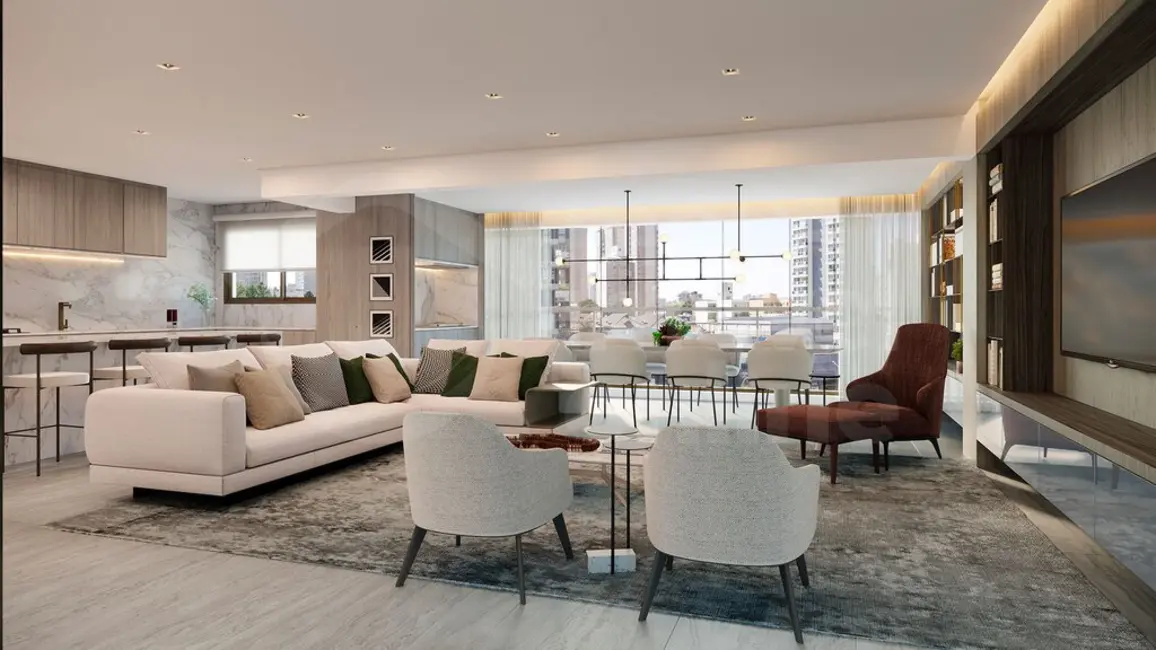 Apartamento com 3 quartos à venda, 166m2 em Perdizes, São Paulo - SP - imagem 4 Foto 4 de Apartamento com 3 quartos à venda, 166m2 em Perdizes, São Paulo - SP