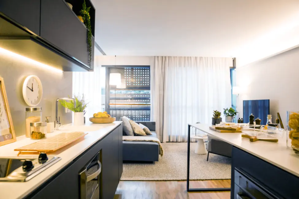 Apartamento com 1 quarto à venda, 40m2 em Moema, São Paulo - SP - imagem 9 Foto 9 de Apartamento com 1 quarto à venda, 40m2 em Moema, São Paulo - SP